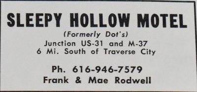 Sleepy Hollow Motel (Dots) - Vintage Print Ad (newer photo)